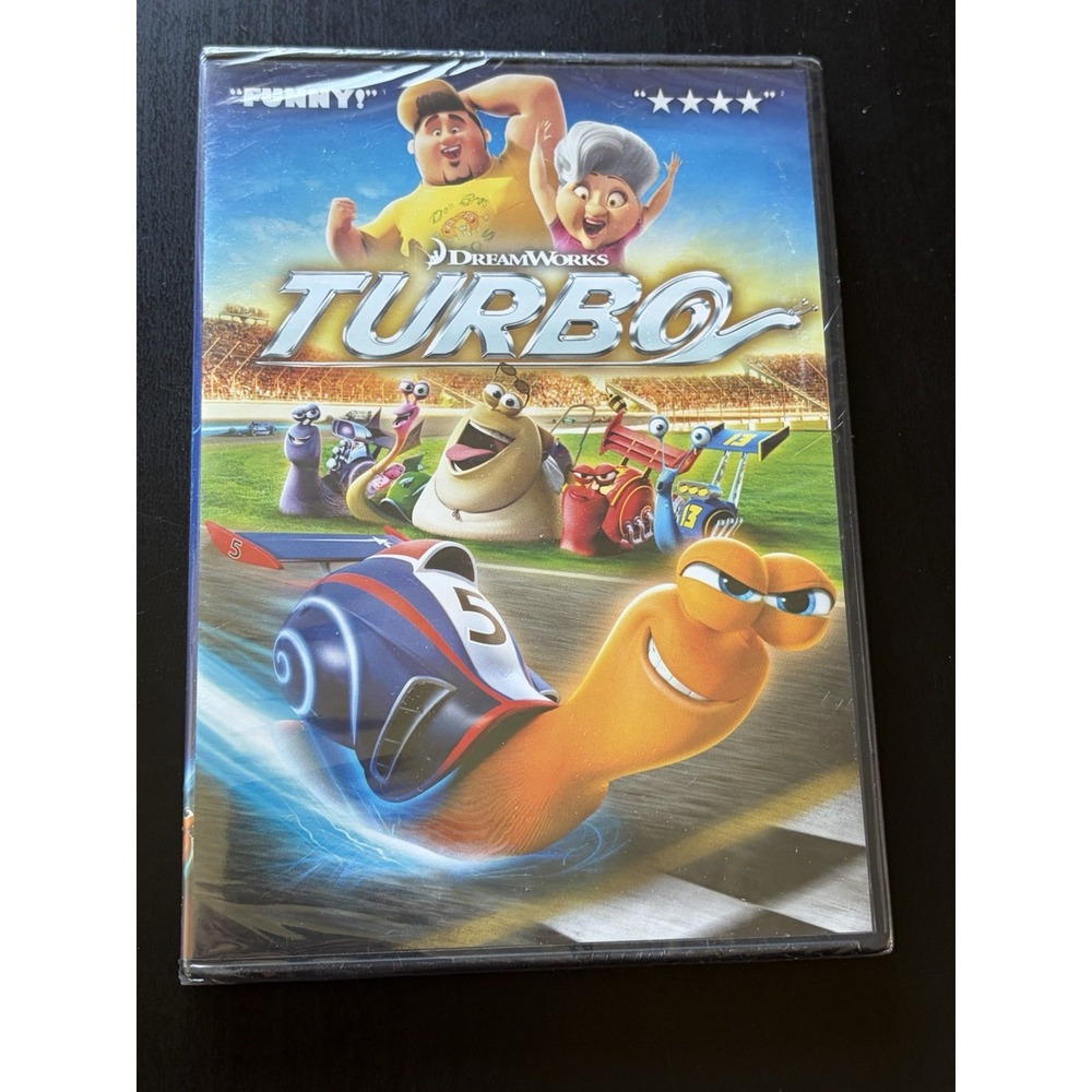 Turbo (DVD, 2013) Dreamworks Animation Movie Kids Film New Sealed